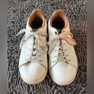 KURU White and Tan Sneakers